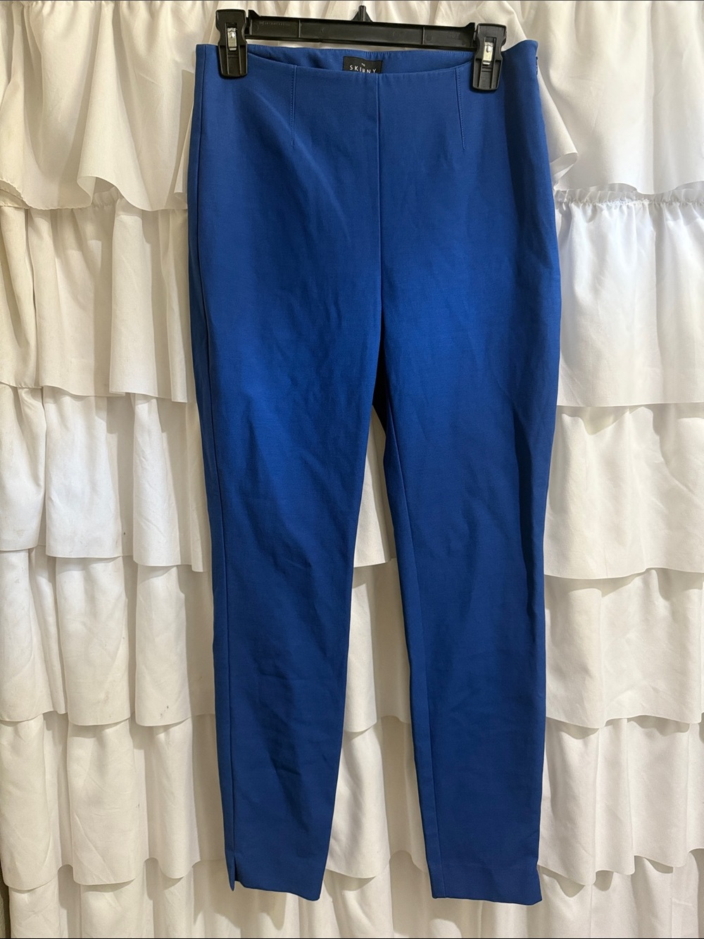 White House Black Market - Cobalt Blue Ponte Skinny Ankle Pants